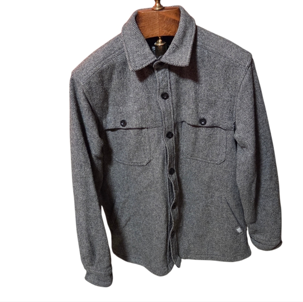 Men's Gray Wool Jacket